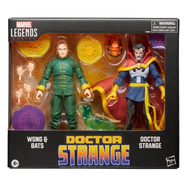 Doctor Strange Marvel Legends Akció Figura 3-Pack Doctor Strange, Wong & Bats 15 cm