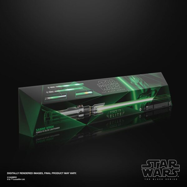 Star Wars: Ahsoka Black Series Replika Force FX Elite Lightsaber Sabine Wren Star Wars: Ahsoka Black Series Replika Force FX Elite Lightsaber Sabine Wren
