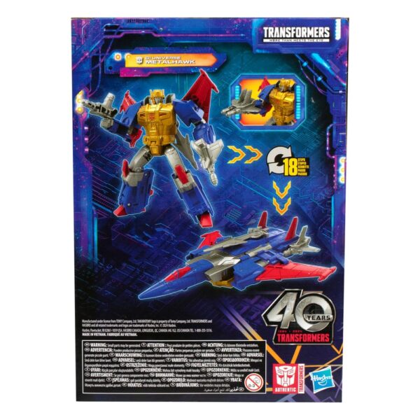 Transformers Generations Legacy United Voyager Class Akció Figura G1 Universe Metalhawk 18 cm Transformers Generations Legacy United Voyager Class Akció Figura G1 Universe Metalhawk 18 cm