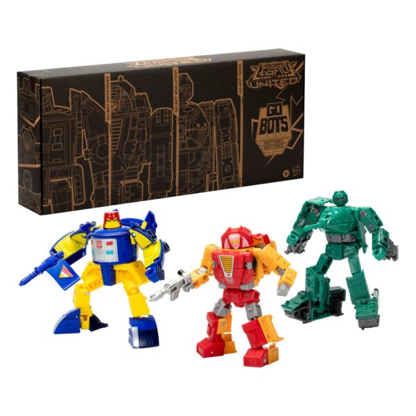 Transformers Legacy United Deluxe Class Akció Figura 3-Pack Go-Bot Guardians 14 cm Transformers Legacy United Deluxe Class Akció Figura 3-Pack Go-Bot Guardians 14 cm