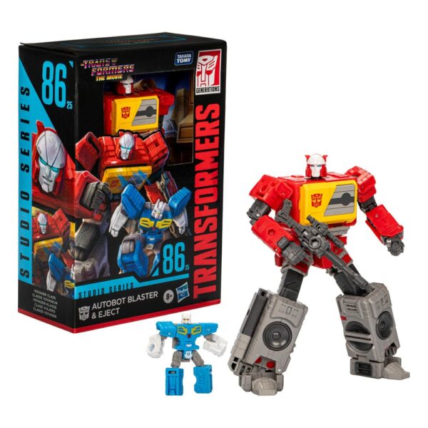 The Transformers: The Movie Generations Studio Series Voyager Class Akció Figura Autobot Blaster & Eject 16 cm
