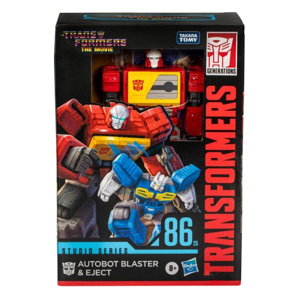 The Transformers: The Movie Generations Studio Series Voyager Class Akció Figura Autobot Blaster & Eject 16 cm
