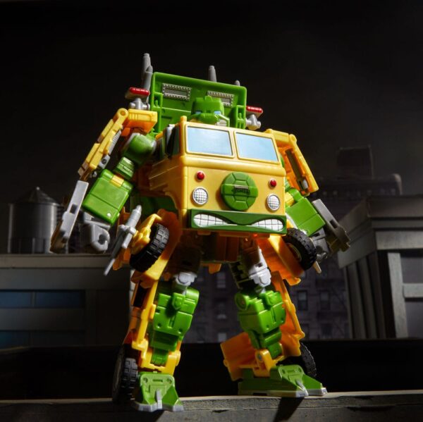Transformers x Teenage Mutant Ninja Turtles Akció Figura Party Wallop 18 cm