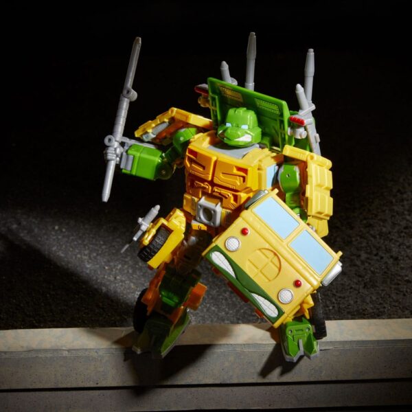 Transformers x Teenage Mutant Ninja Turtles Akció Figura Party Wallop 18 cm