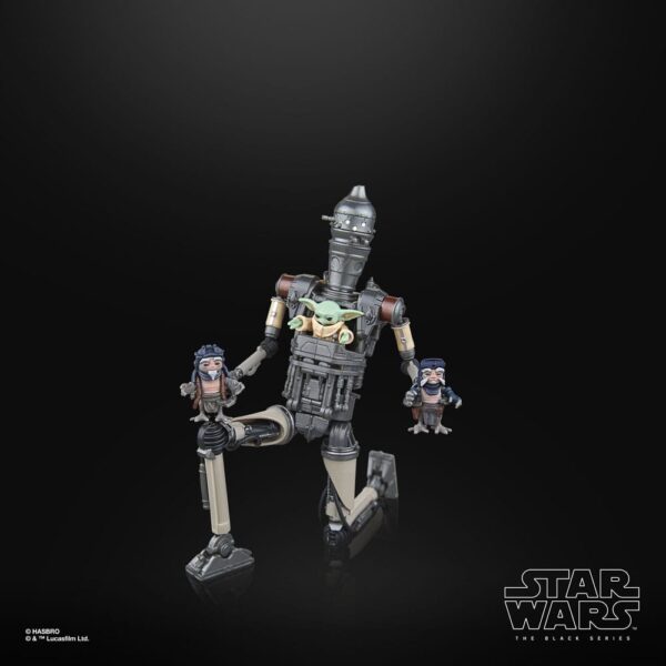 Star Wars: The Mandalorian Black Series Akció Figura 2-Pack IG-12 & Grogu 15 cm Star Wars: The Mandalorian Black Series Akció Figura 2-Pack IG-12 & Grogu 15 cm