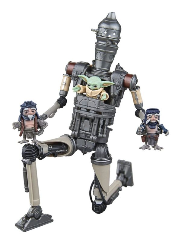 Star Wars: The Mandalorian Black Series Akció Figura 2-Pack IG-12 & Grogu 15 cm Star Wars: The Mandalorian Black Series Akció Figura 2-Pack IG-12 & Grogu 15 cm
