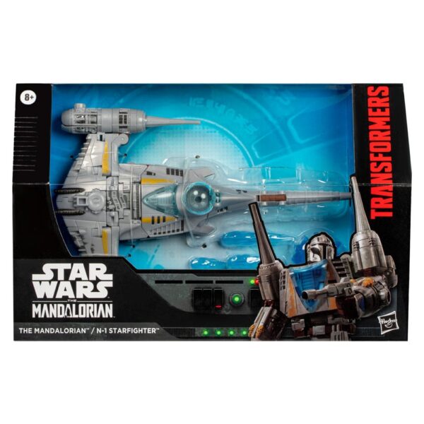Star Wars x Transformers Akció Figura The Mandalorian / N-1 Starfighter 19 cm