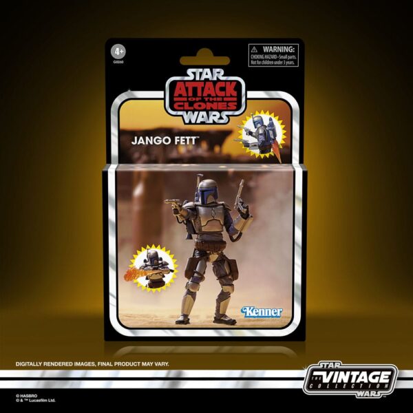 Star Wars Episode II Vintage Collection Akció Figura Jango Fett 10 cm Star Wars Episode II Vintage Collection Akció Figura Jango Fett 10 cm