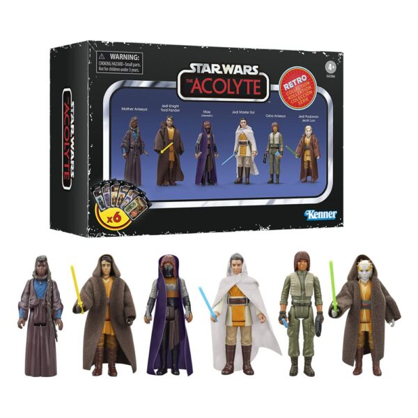 Star Wars: Acolyte Retro Collection Akció Figura 6-Pack 10 cm Star Wars: Acolyte Retro Collection Akció Figura 6-Pack 10 cm