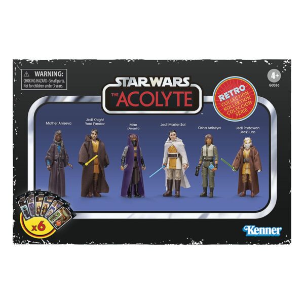 Star Wars: Acolyte Retro Collection Akció Figura 6-Pack 10 cm Star Wars: Acolyte Retro Collection Akció Figura 6-Pack 10 cm