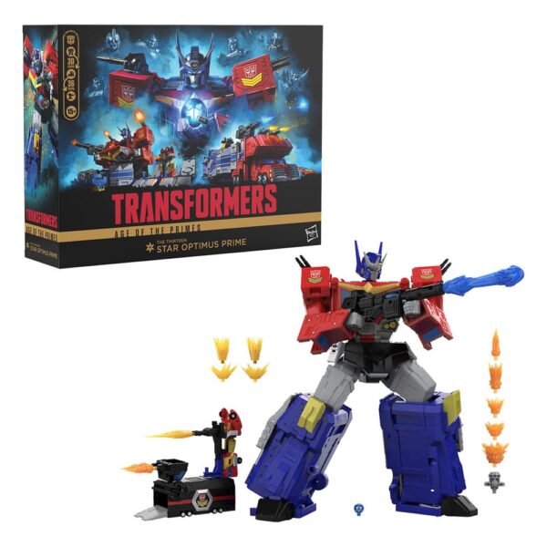 Transformers Age of the Primes Titan Class Akció Figura The Thirteen Star Optimus Prime 38 cm
