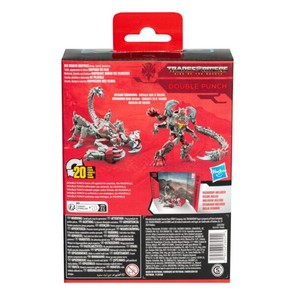 Transformers: Rise of the Beasts Generations Studio Series Deluxe Class Akció Figura Double Punch 11 cm Transformers: Rise of the Beasts Generations Studio Series Deluxe Class Akció Figura Double Punch 11 cm
