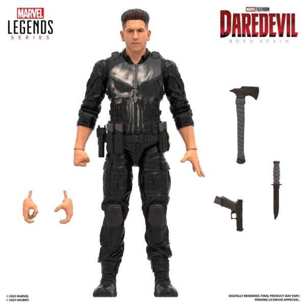 Daredevil: Born Again Marvel Legends Akció Figura Punisher 15 cm