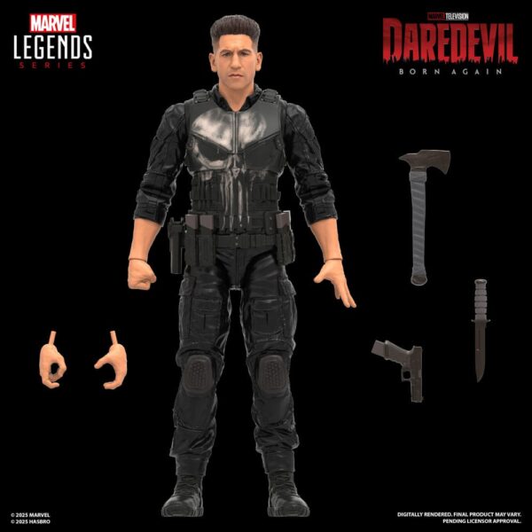 Daredevil: Born Again Marvel Legends Akció Figura Punisher 15 cm