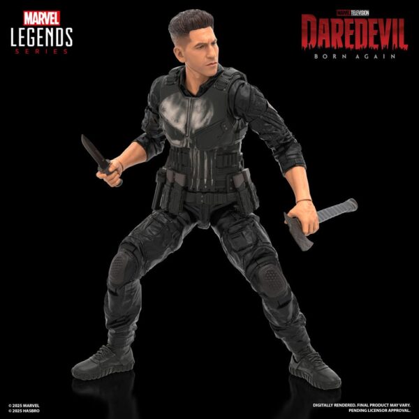 Daredevil: Born Again Marvel Legends Akció Figura Punisher 15 cm