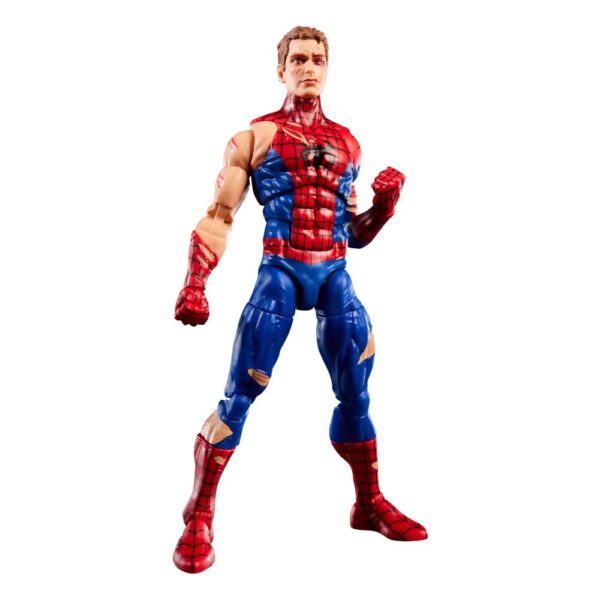 Marvel Legends Magic: The Gathering Akció Figura Battle-Damaged Spider-Man (plus Exclusive Foil Card) 15 cm