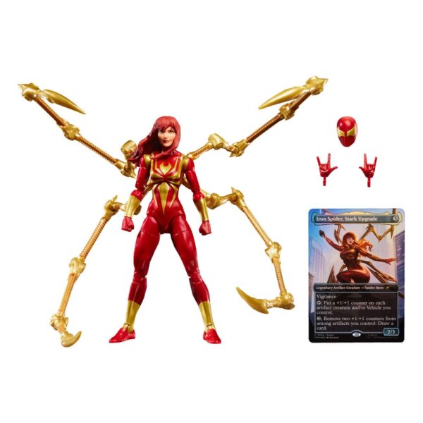Marvel Legends Magic: The Gathering Akció Figura Mary Jane Watson (Iron Spider) (plus Exclusive Foil Card) 15 cm