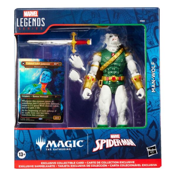 Marvel Legends Magic: The Gathering Akció Figura Man-Wolf (plus Exclusive Foil Card) 15 cm