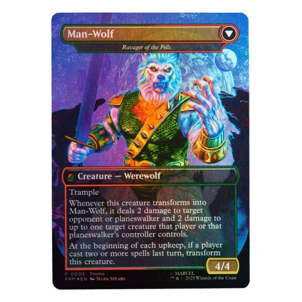 Marvel Legends Magic: The Gathering Akció Figura Man-Wolf (plus Exclusive Foil Card) 15 cm