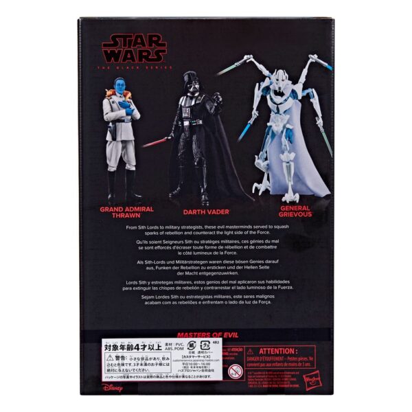 Star Wars Black Series Akció Figura 3-Pack Masters of Evil 15 cm Star Wars Black Series Akció Figura 3-Pack Masters of Evil 15 cm