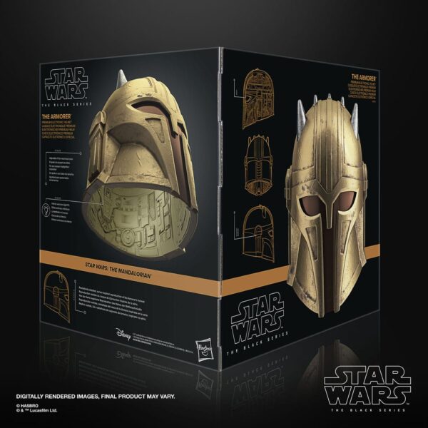Star Wars: The Mandalorian Black Series Electronic Helmet The Armorer Star Wars: The Mandalorian Black Series Electronic Helmet The Armorer