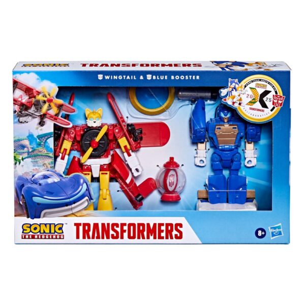 Sonic the Hedgehog x Transformers Akció Figura Wingtail & Blue Booster 13 cm Sonic the Hedgehog x Transformers Akció Figura Wingtail & Blue Booster 13 cm
