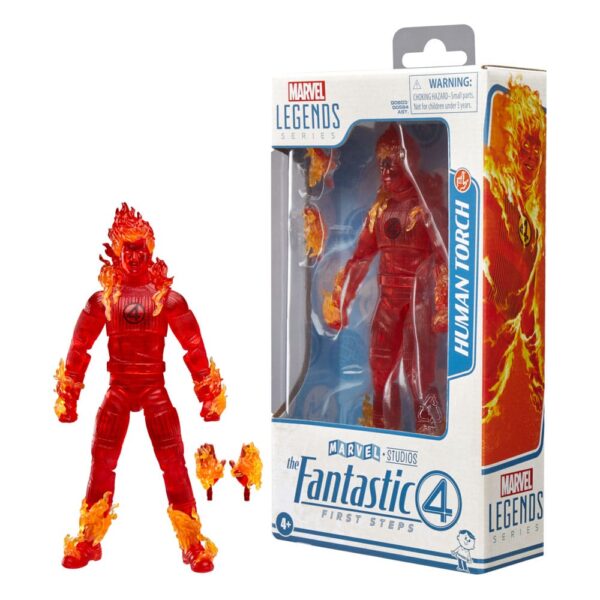 The Fantastic Four: First Steps Marvel Legends Akció Figura Human Torch 15 cm