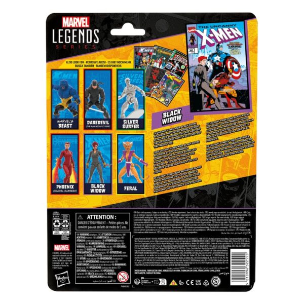 Black Widow Marvel Legends Akció Figura Black Widow 15 cm