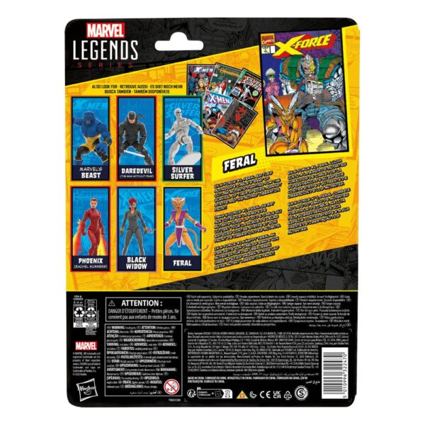 X-Force Marvel Legends Akció Figura Feral 15 cm