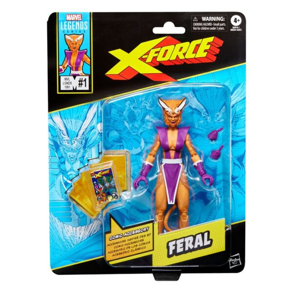 X-Force Marvel Legends Akció Figura Feral 15 cm