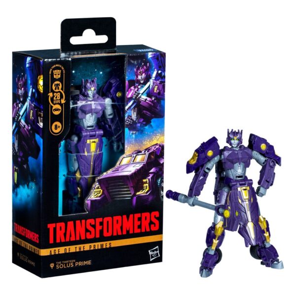 Transformers Age of the Primes Deluxe Class Akció Figura The Thirteen Autobot Solus Prime 14 cm Transformers Age of the Primes Deluxe Class Akció Figura The Thirteen Autobot Solus Prime 14 cm