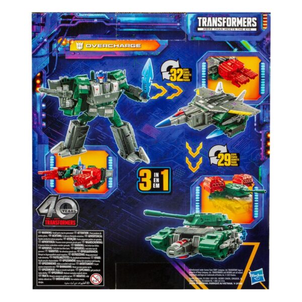 Transformers Generations Legacy United Leader Class Akció Figura Overcharge 19 cm Transformers Generations Legacy United Leader Class Akció Figura Overcharge 19 cm