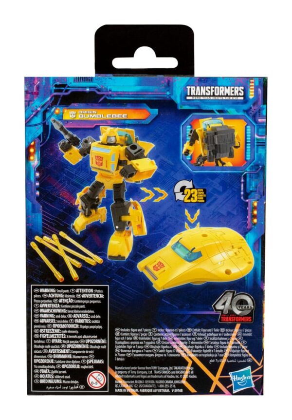 Transformers Generations Legacy United Deluxe Class Akció Figura Origin Bumblebee 14 cm