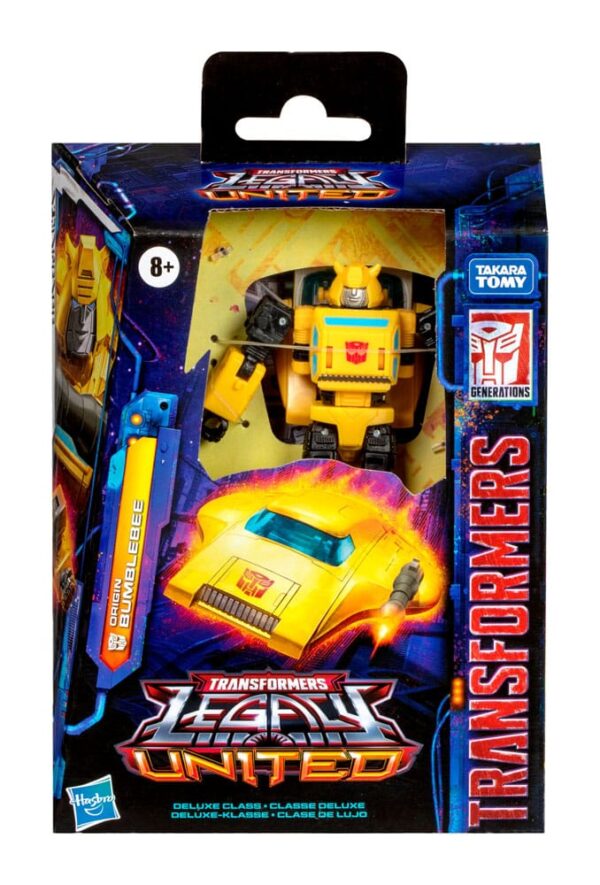 Transformers Generations Legacy United Deluxe Class Akció Figura Origin Bumblebee 14 cm