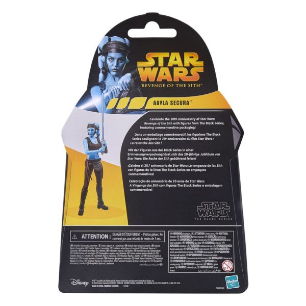Star Wars Episode III Black Series Akció Figura 20th Anniversary Aayla Secura 15 cm Star Wars Episode III Black Series Akció Figura 20th Anniversary Aayla Secura 15 cm