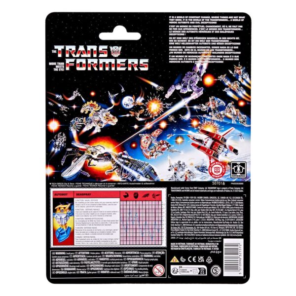 The Transformers Retro G1 Akció Figura Autobot Seaspray 13 cm