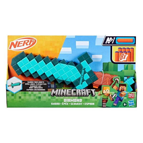 Minecraft NERF Dart-Firing Diamond Sword Minecraft NERF Dart-Firing Diamond Sword