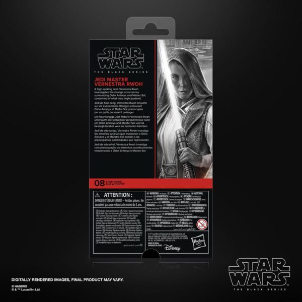 Star Wars: The Acolyte Black Series Akció Figura Jedi Master Vernestra Rwoh 15 cm Star Wars: The Acolyte Black Series Akció Figura Jedi Master Vernestra Rwoh 15 cm
