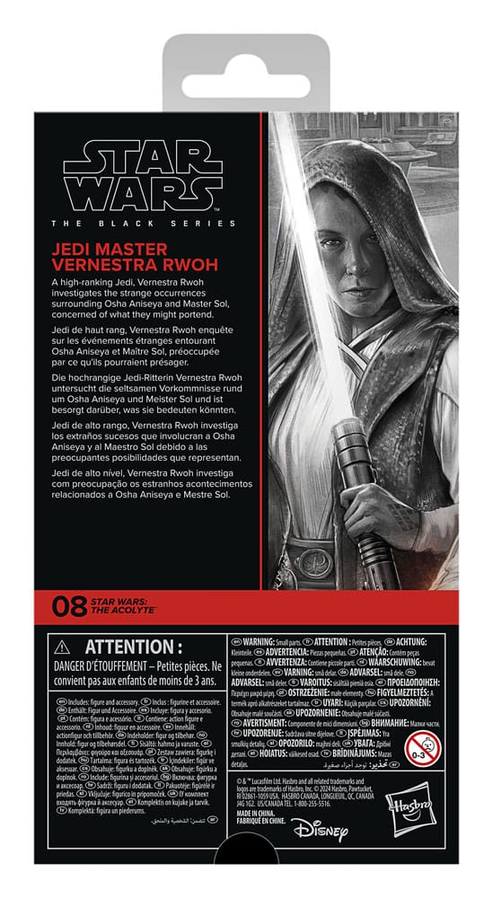 Star Wars: The Acolyte Black Series Akció Figura Jedi Master Vernestra Rwoh 15 cm Star Wars: The Acolyte Black Series Akció Figura Jedi Master Vernestra Rwoh 15 cm
