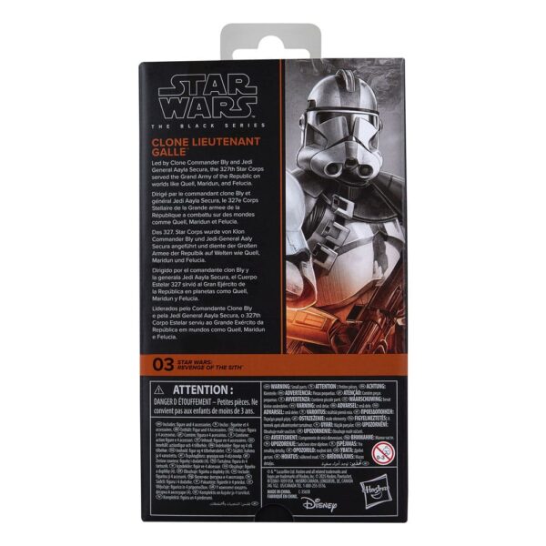 Star Wars Episode III Black Series Akció Figura Clone Lieutenant Galle 15 cm Star Wars Episode III Black Series Akció Figura Clone Lieutenant Galle 15 cm
