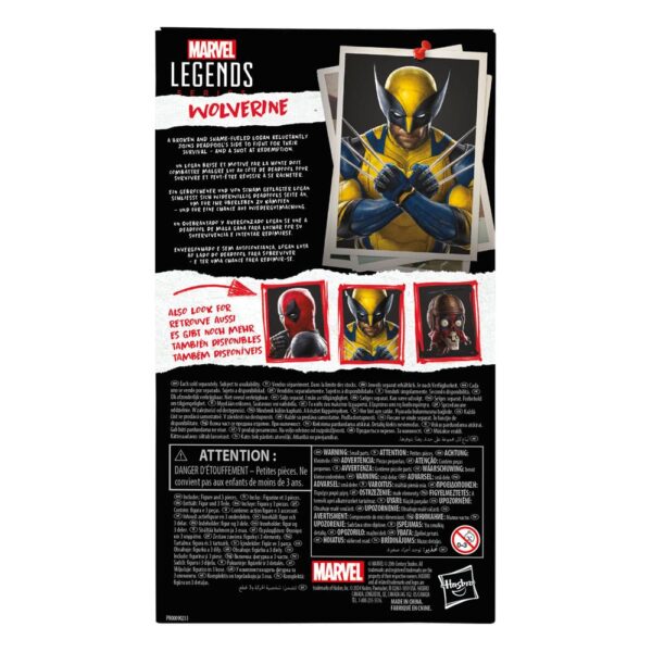 Deadpool & Wolverine Marvel Legends Akció Figura Wolverine 15 cm