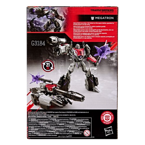Transformers: War for Cybertron Studio Series Voyager Class Akció Figura Megatron 16 cm Transformers: War for Cybertron Studio Series Voyager Class Akció Figura Megatron 16 cm
