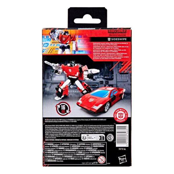 Transformers: Devastation Studio Series Deluxe Class Akció Figura Sideswipe 11 cm Transformers: Devastation Studio Series Deluxe Class Akció Figura Sideswipe 11 cm