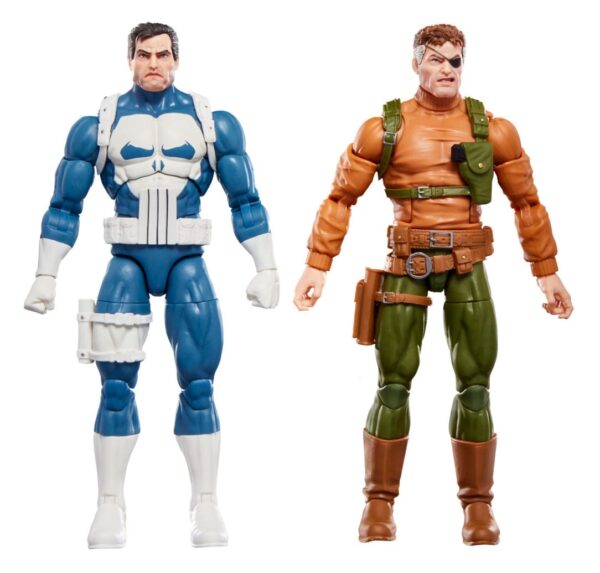The Punisher Marvel Legends Gamerverse Akció Figura 2-Pack Punisher & Nick Fury 15 cm