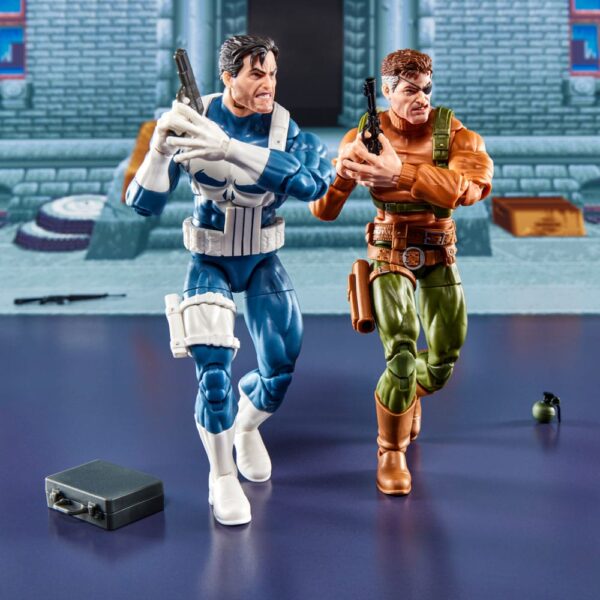 The Punisher Marvel Legends Gamerverse Akció Figura 2-Pack Punisher & Nick Fury 15 cm