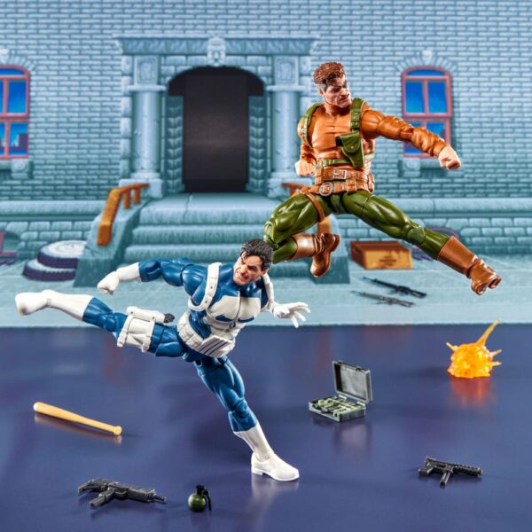 The Punisher Marvel Legends Gamerverse Akció Figura 2-Pack Punisher & Nick Fury 15 cm