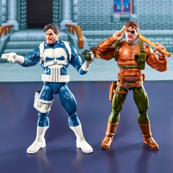 The Punisher Marvel Legends Gamerverse Akció Figura 2-Pack Punisher & Nick Fury 15 cm