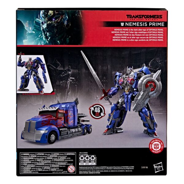 Transformers: The Last Knight Studio Series Leader Class Akció Figura Nemesis Prime 22 cm