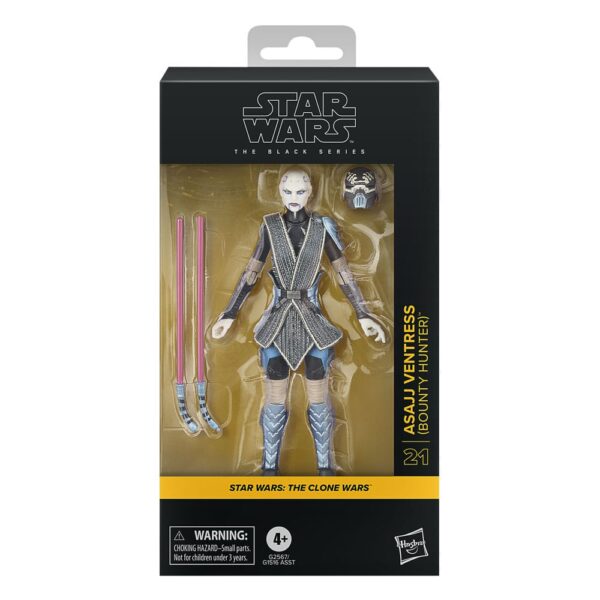 Star Wars: The Clone Wars Black Series Akció Figura Asajj Ventress (Bounty Hunter) 15 cm
