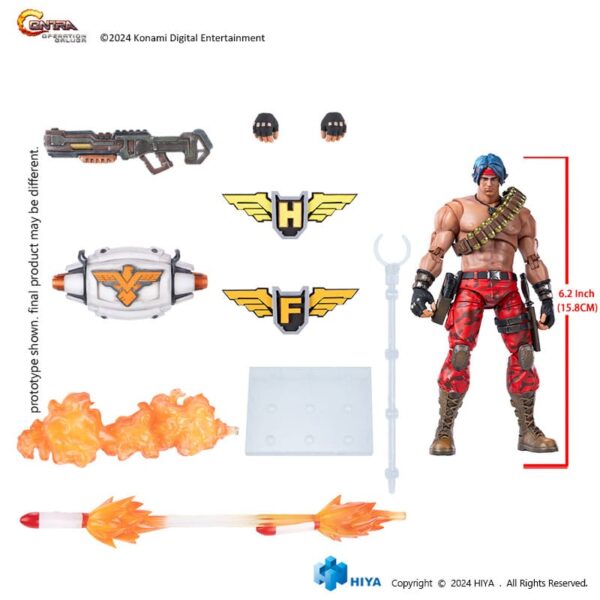 Contra: Operation Galuga Exquisite Basic Akció Figura Lance Bean 16 cm Contra: Operation Galuga Exquisite Basic Akció Figura Lance Bean 16 cm